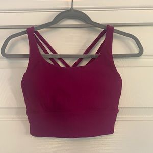 Lululemon Energy Long Line Bra—Ribbed